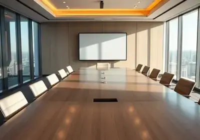 Conference table refinishing