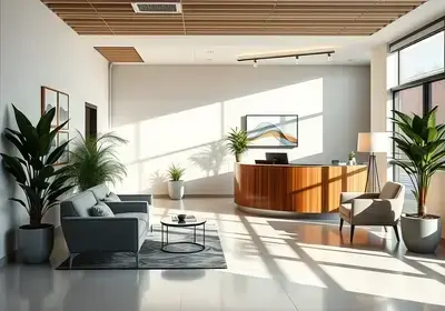 Reception area furniture